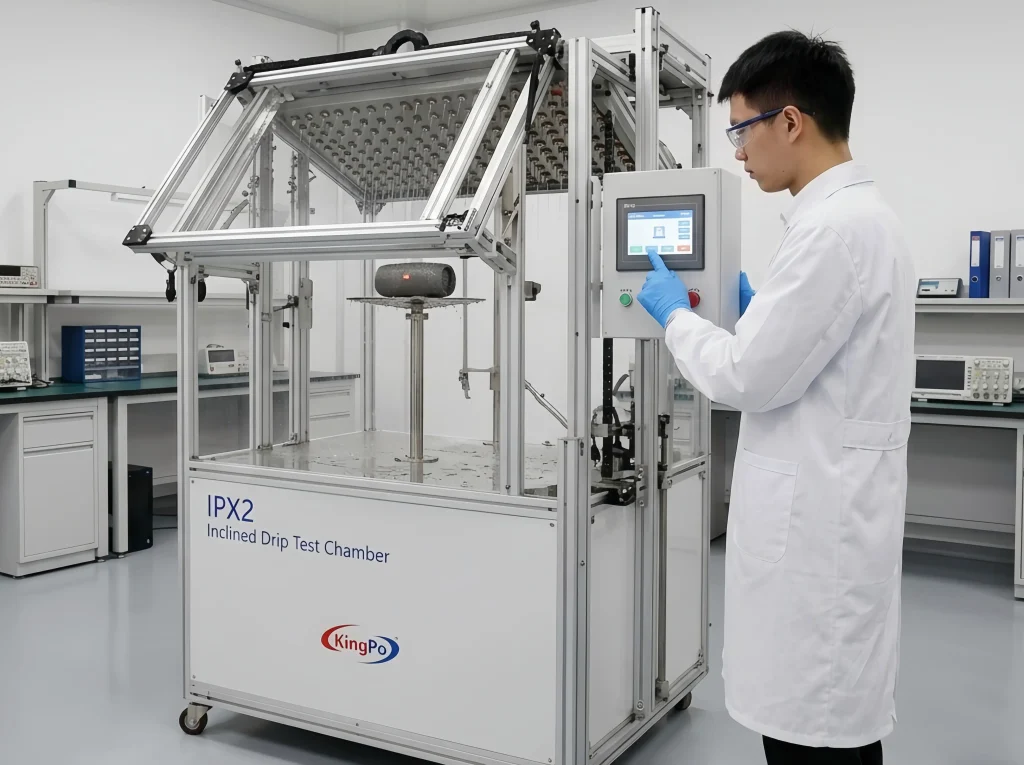 Laboratory Setup of IPX2 Drip Test Chamber IEC 60529
