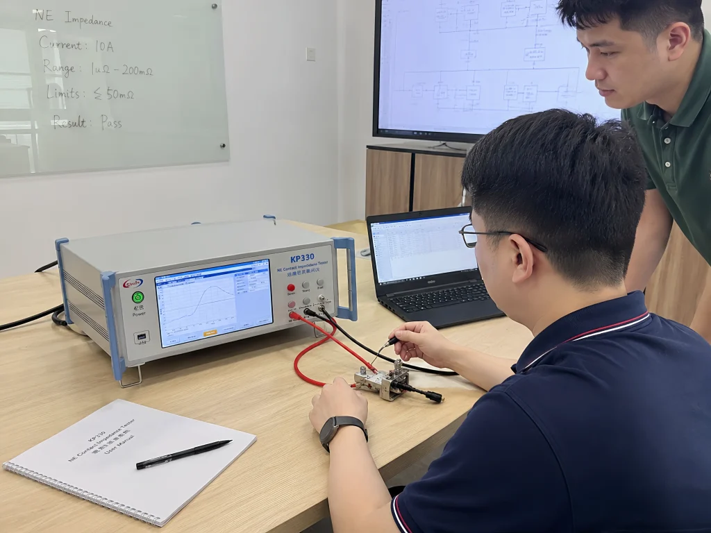 KingPo Delivers Medical Electrical Safety Test Equipment to Sichuan Medical Device Testing Center 1 KingPo NE Contact Impedance Tester supports neutral electrode contact impedance testing for IEC 60601-2-2 applications.