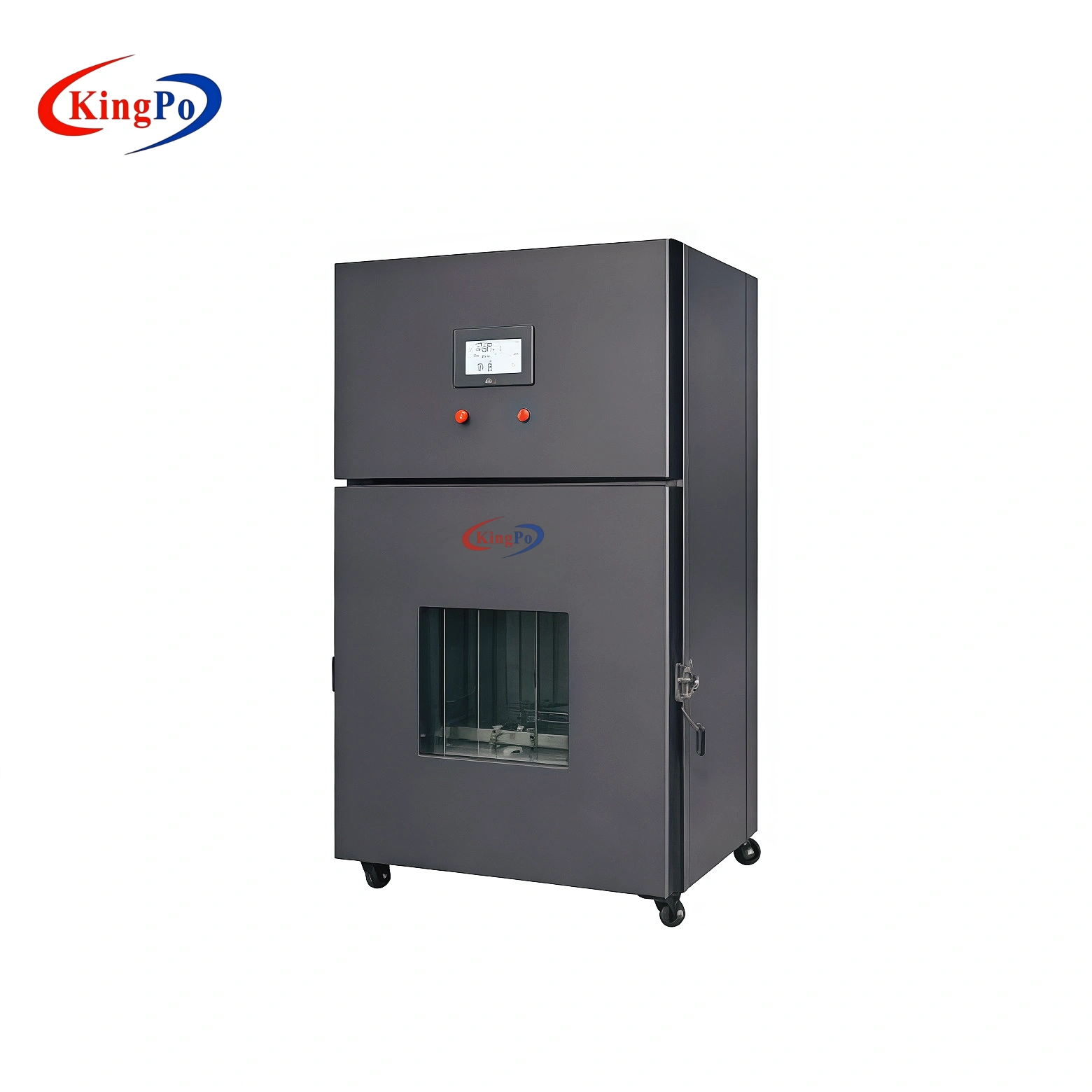 Close-up of UN38.3 Battery Crush Test Chamber โ KingPo