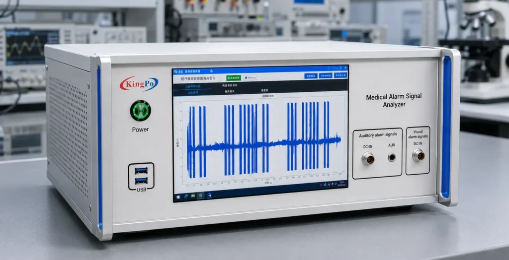 Professional use of the Medical Alarm Signal Analyzer for IEC 60601-1-8 compliant alarm signal evaluation – KingPo