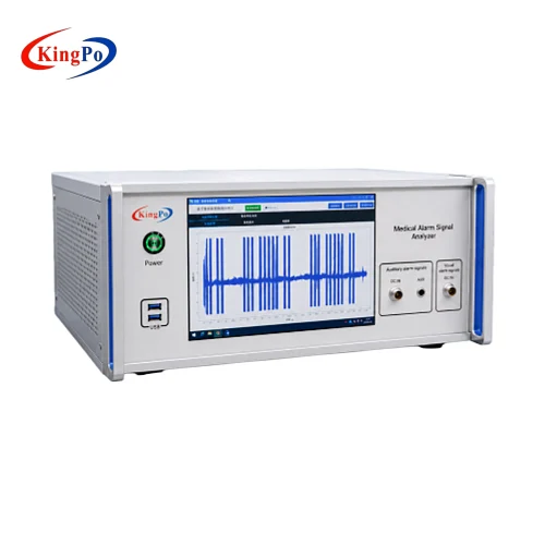 IEC 60601-1-8 Medical Alarm Signal Analyzer connected with acoustic and photometric sensors – KingPo
