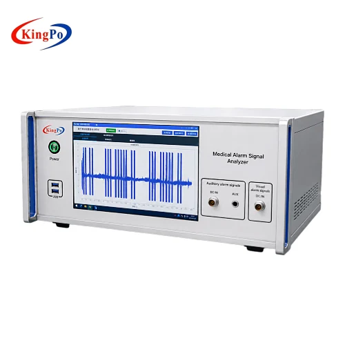 Medical Alarm Signal Analyzer performing auditory and visual alarm testing on a patient monitor – KingPo