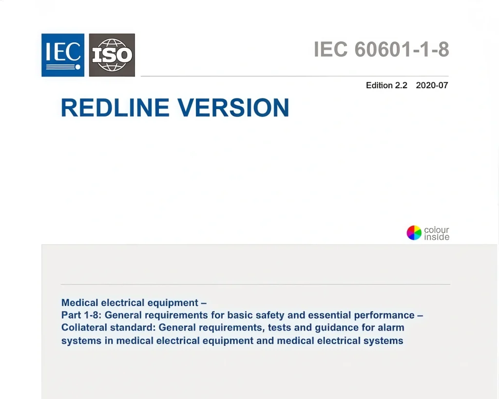 IEC 60601-1-8 Medical Alarm Signal Test Equipment 1 IEC 60601-1-8 international standard cover for medical electrical equipment alarm systems safety and performance requirements
