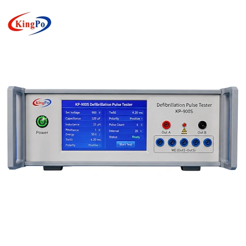IEC 60601-2-31 Defibrillation Pulse Tester KP-900S for external cardiac pacemaker defibrillation protection testing
