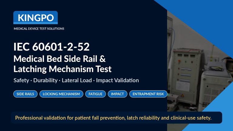 Video Thumbnail: IEC 60601-2-52 Medical Bed Side Rail & Latching Mechanism Test | KINGPO