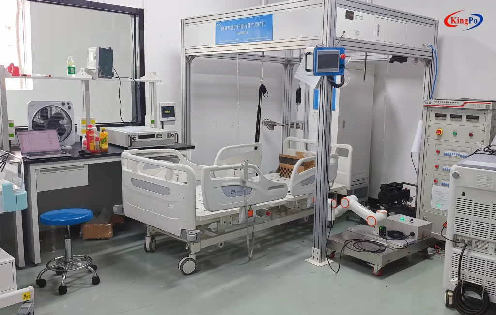 Laboratory application of a medical bed side rail reliability test system for repeated-use evaluation