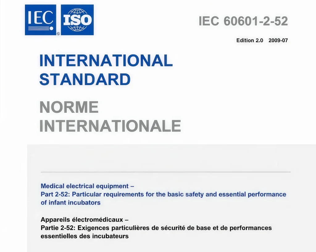 IEC 60601-2-52 Test Equipment for Medical Bed Safety Compliance 1 IEC 60601-2-52 IEC 60601-2-52 test equipment international standard cover for medical bed basic safety and essential performance requirements