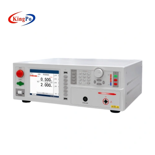 Control panel and display of IEC 62368 Partial Discharge Tester