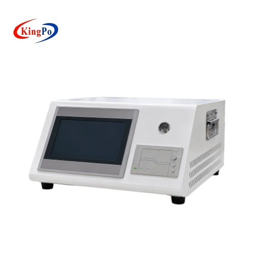 ISO 18250-1 Air Leakage Tester front three-quarter view in laboratory environment