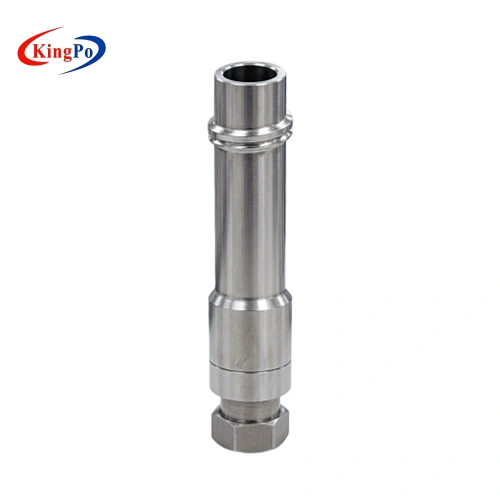 Side view of ISO 18250-3 Figure C.2 cross port reservoir reference connector for reservoir delivery system testing