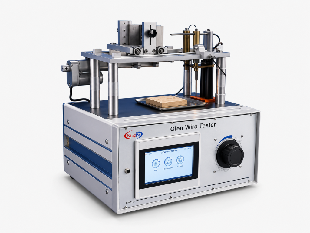 KINGPO KP-FT01 glow wire tester for IEC 60695-2-10 apparatus and common test procedure