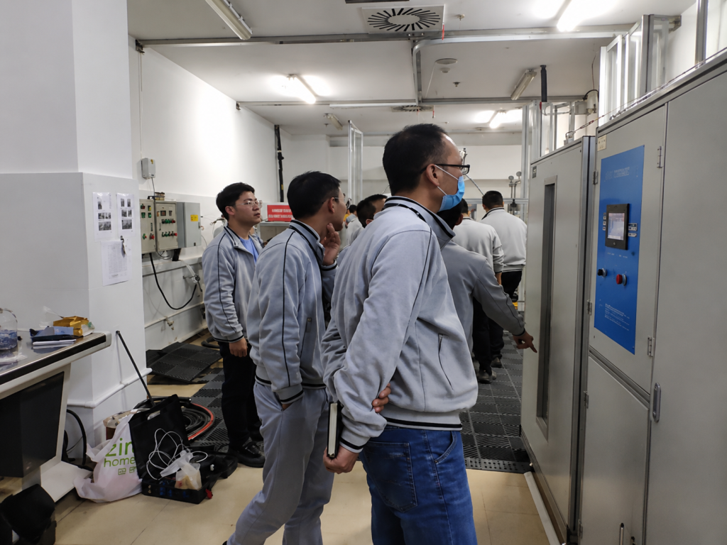 KingPo Delivers Customized ip testing equipment to UL Suzhou Laboratory for IP Waterproof Testing 2 Interior overview of a customized rain test room for IPX1 to IPX7 waterproof testing at UL Suzhou Laboratory
