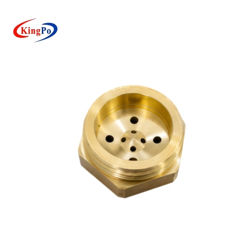 Copper construction of RTCA DO-160G Section 10 Category R Spray Proof Test Nozzle