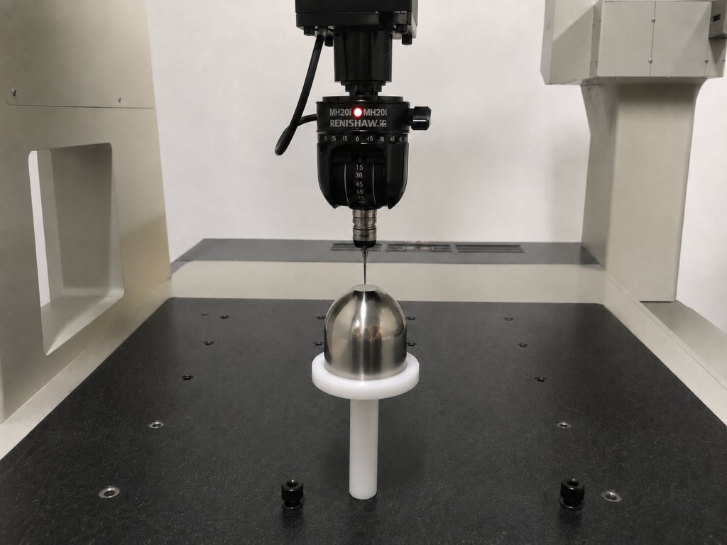 IEC 60335-2-30 75mm Test Probe stored in a protective carrying case for Clause 11 protective performance testing of room heaters and similar appliances.