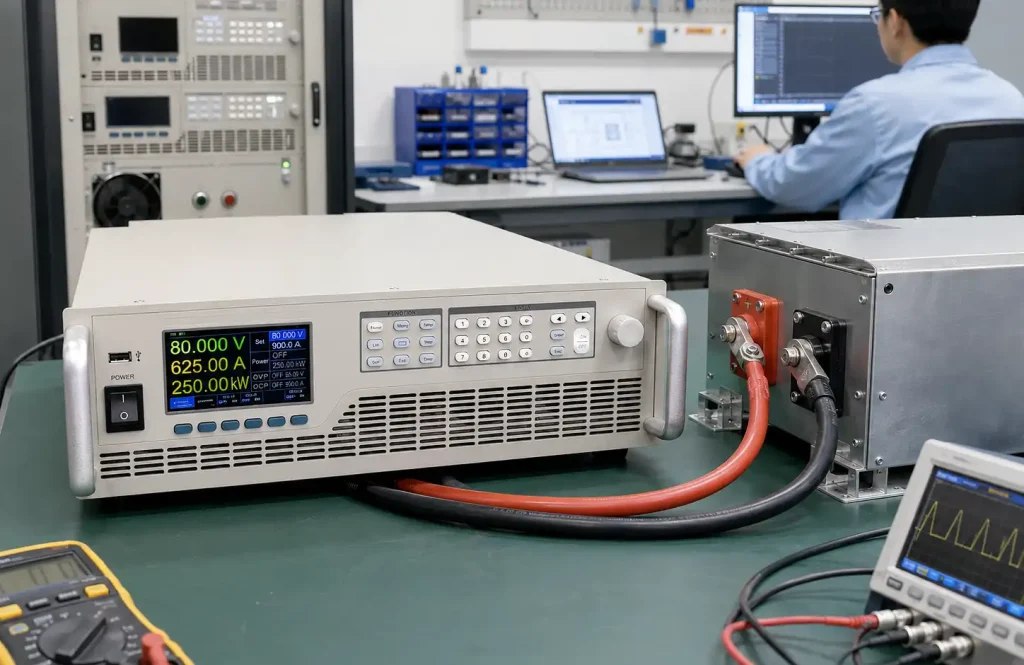 HSW68 80V 900A 30kW programmable DC power supply for high-current industrial testing