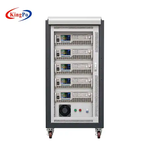 Multi-unit cabinet system reference for HSW68 programmable DC power supply integration