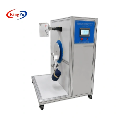 IEC 60335-2-15 Kettle Movement Test Apparatus in an electrical safety testing lab for horizontal and vertical kettle handle movement testing.