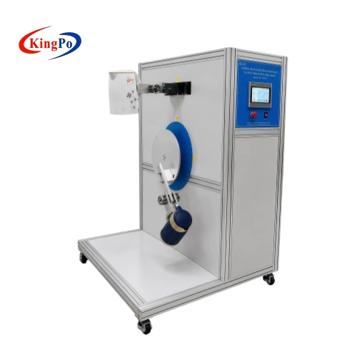 IEC 60335-2-15 Kettle Movement Test Apparatus used to evaluate kettle handle securement and durability under repeated mechanical movement.