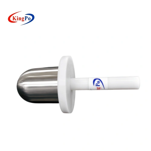 Side view of the IEC 60335-2-30 75mm Test Probe used to check protective structures, shells and guards of room heaters under Clause 11.