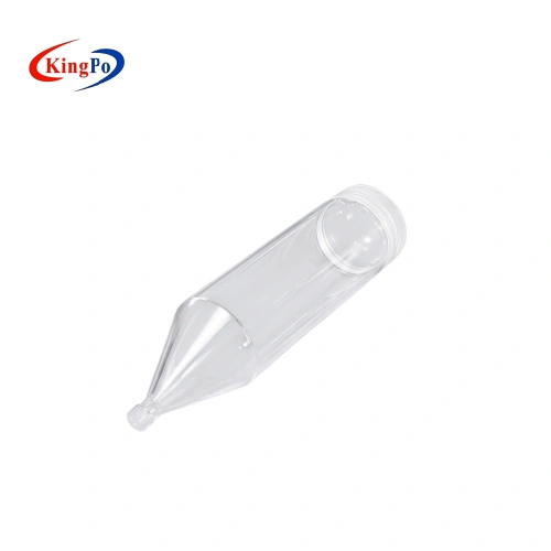 Side view of the IEC 60335-2-6 Figure 106 Spillage Solution Bottle for cooking appliance spillage test applications in the laboratory.