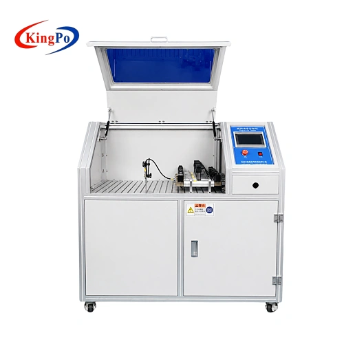 Battery enclosure pressure test system for IEC 60335-1 Annex B with open chamber and test connections