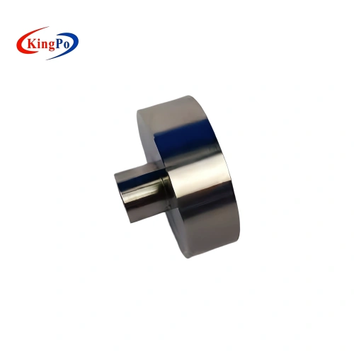 Side view of IEC 62368-1 Annex T 30 mm force application tool for enclosure strength testing
