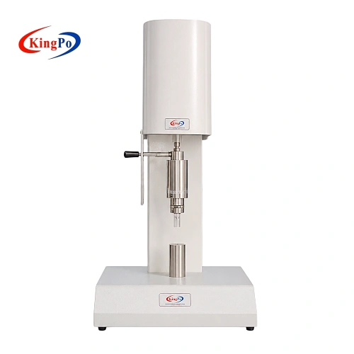 Front view of ISO 5356-1 conical connector test equipment for anaesthetic and respiratory equipment testing