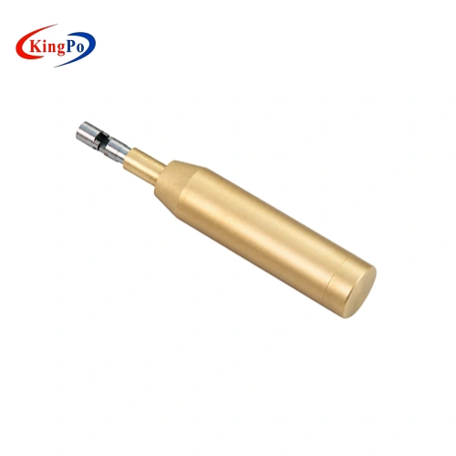 ISO 80369-7 Female Ring Gauge angled view for male Luer connector verification