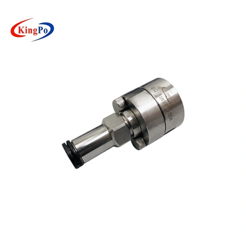 Angled front view of ISO 80369-7 Figure C.6 male reference connector