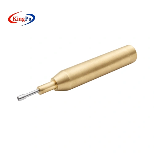ISO 80369-7 Male Plug Gauge angled view for female Luer connector verification