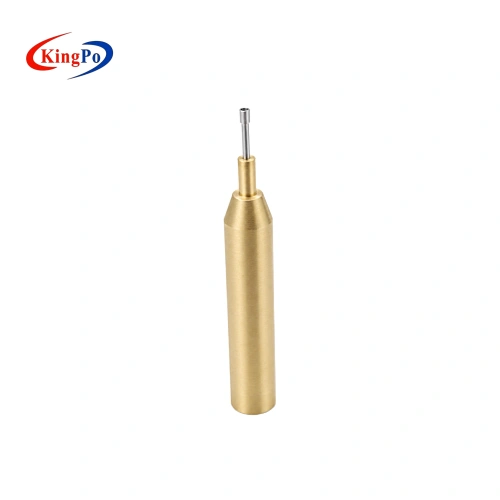 Vertical view of ISO 80369-7 Male Plug Gauge with Luer taper working end