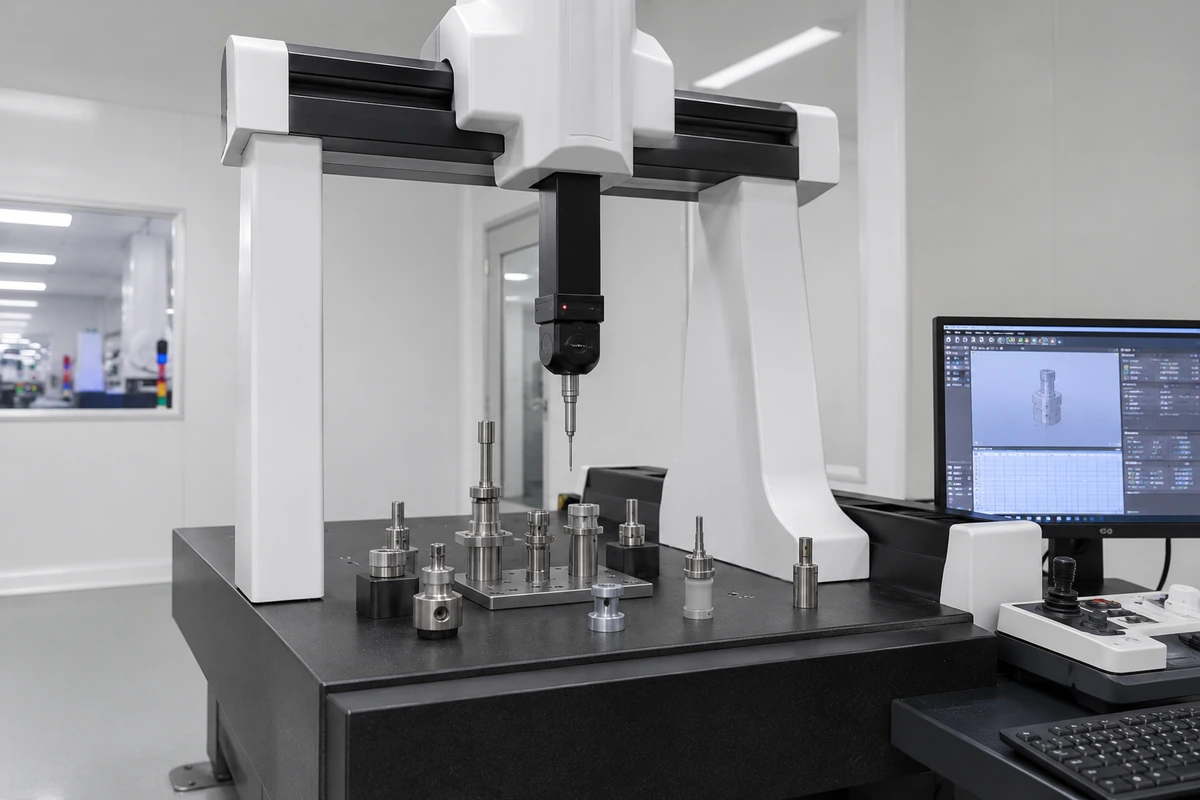CMM inspection for ISO 80369 medical connector gauges and reference connectors