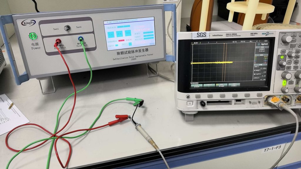 KingPo KP-1050S Defibrillation Test Pulse Generator delivered to SGS Shanghai Laboratory for medical device safety testing