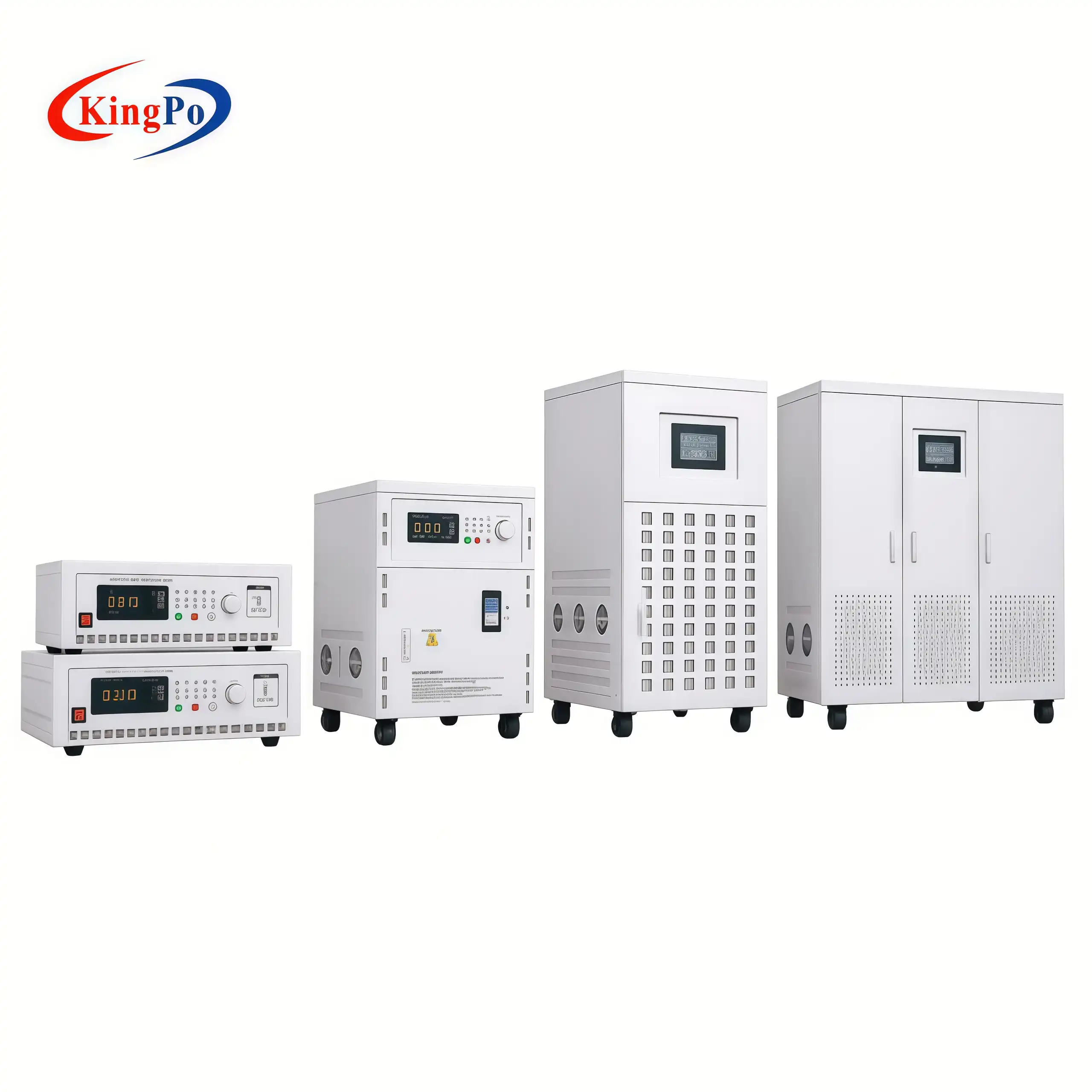 KINGPO programmable AC power source series from 500VA to 200kVA for product testing and laboratory power supply