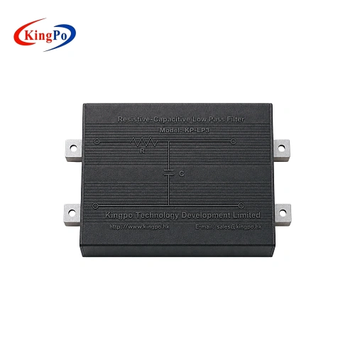 Resistive-Capacitive Low Pass Filter Side Angle View