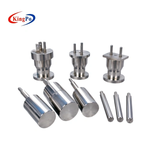 Laboratory view of TIS 166-2549 Gauges for Plugs and Socket-Outlets used for dimensional fit, contact and withdrawal force related testing.