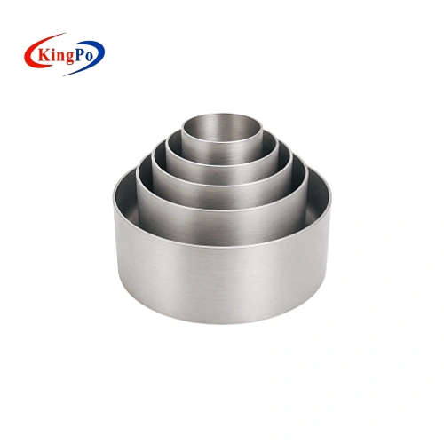 Nested IEC 60335-2-6 Figure 101 test vessels showing different sizes for hob testing