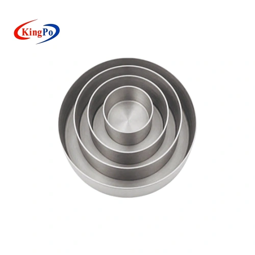 Top view of nested IEC 60335-2-6 Figure 101 test vessels for hob testing