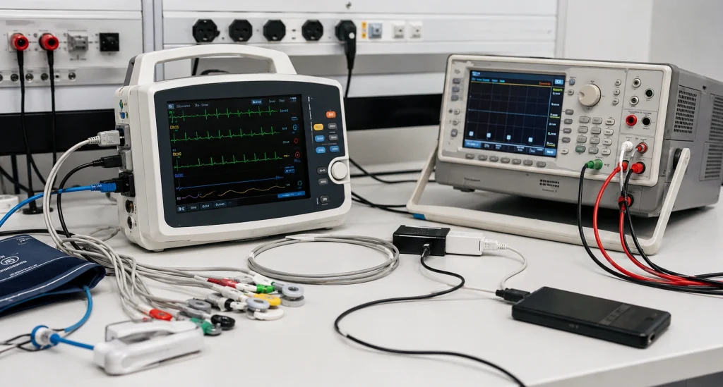 What Should You Check Before IEC 60601-1 Testing? A Pre-Compliance Review 3 IEC 60601-1 leakage current test configuration for patient-connected medical electrical equipment