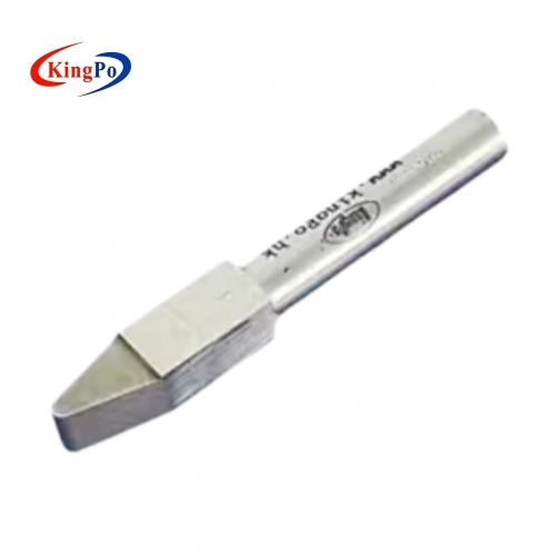 IEC 61010-2-012 Figure 103 scratching tool with K10 carbide tip shown from the side