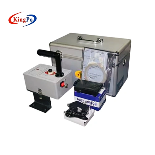 KINGPO Sharp Edge Tester for ISO 8124-1 robot safety testing with accessories