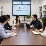 ห้องประชุมขนาดกลางของ KingPo ที่สำนักงานตงกวน สำหรับการหารือทางเทคนิคและกับลูกค้า