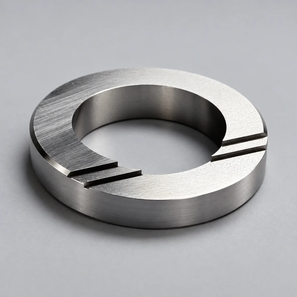 KINGPO KP-10651R ISO 10651-4 32 mm ring gauge with machined reference steps for checking bag refill valve cone connector dimensions