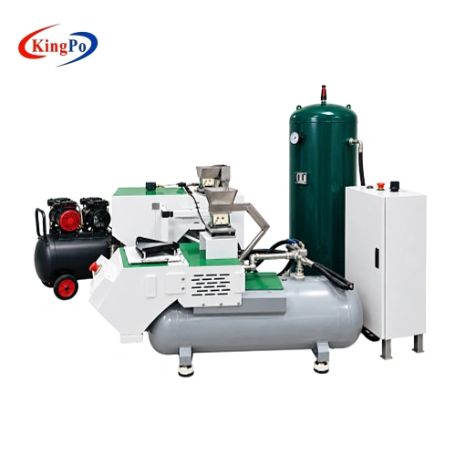 SAE J400 Gravelometer with compressed-air system and stone impact testing apparatus