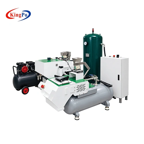 KINGPO Stone Chip Resistance Tester with pneumatic impact system for SAE J400 and ISO 20567-1 testing